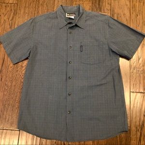 - Mens Columbia XCO Short Sleeve Button Down Shirt Large
